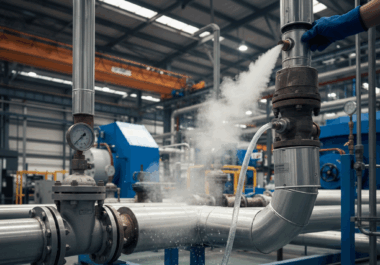 Como tirar entrada de ar da tubulação industrial