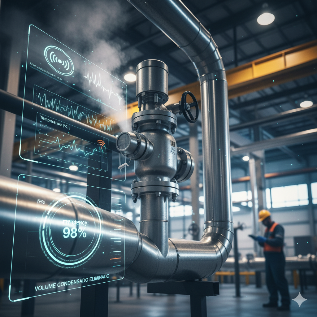 Purgadores Industriais: Monitoramento com indicadores técnicos