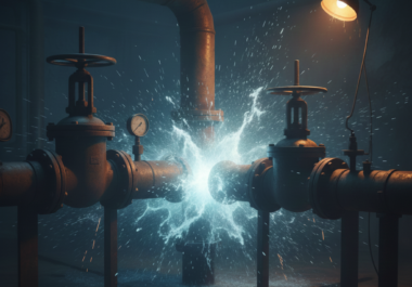 Golpe de aríete hidráulico: causas e prevenção industrial